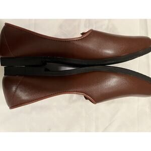 NEW Men Shoes India Leather Brown Handmade Espadrilles Parkash US 9 no box